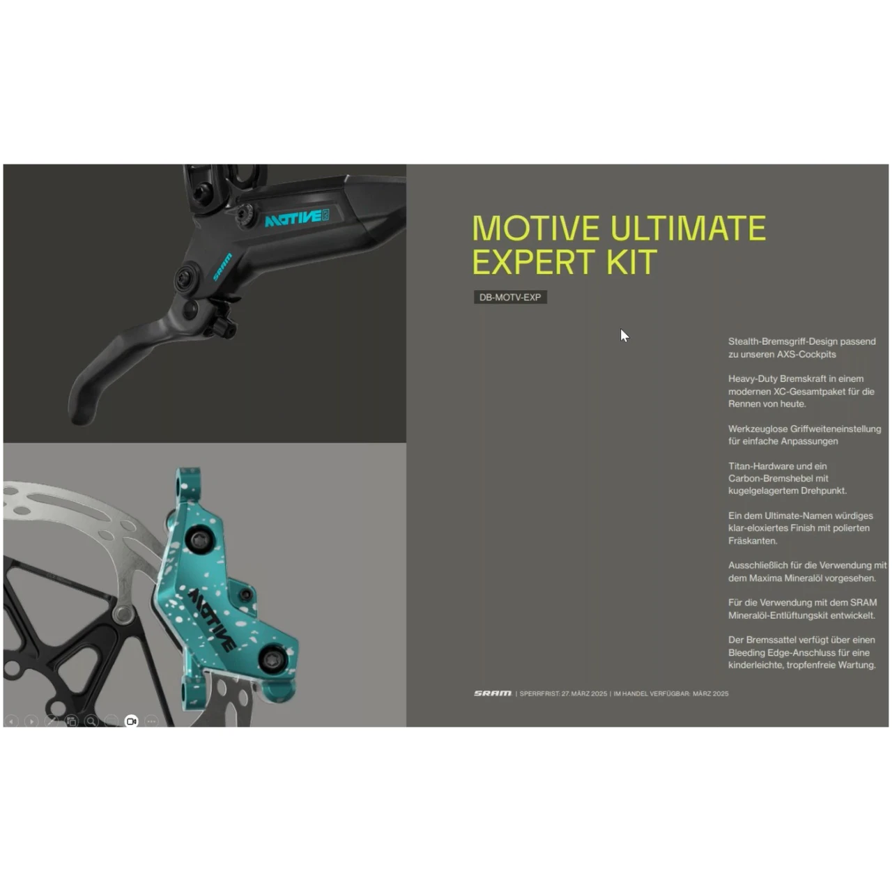 SRAM MOTIVE Ultimate Expertkit Limited Edition – Bild 3